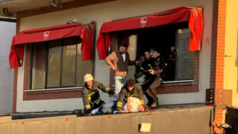Tekirdağ'da Kadın Üçüncü Kattan Düşerek Yaralandı