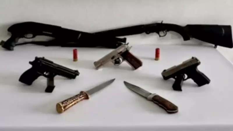 Tekman'da Yasa Dışı Silah Operasyonu: 2 Gözaltı, Çok Sayıda Silah Ele Geçirildi