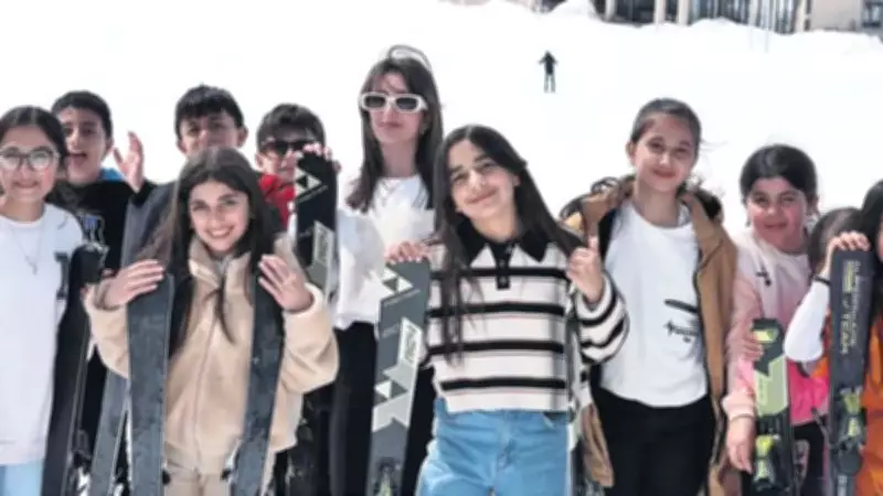 Terörden Arınan Dağlarda Bahar Kayak Keyfi Sürüyor