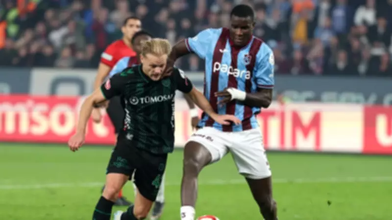 Trabzonspor, Konyaspor deplasmanında ikincilik için sahaya çıkıyor