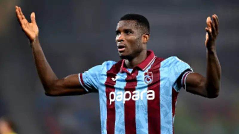Trabzonspor'da Sürpriz Karar: Onuachu Kadro Dışı Bırakıldı