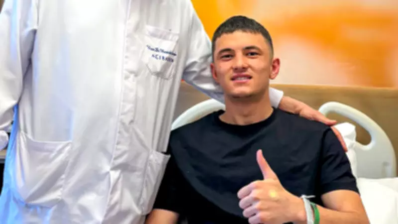 Trabzonsporlu Taha Emre İnce Sağ Dizinden Ameliyat Oldu
