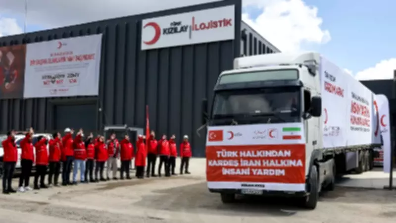 Türk Kızılay, İran’a 48 ton insani yardım malzemesi gönderdi