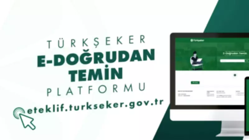 TÜRKŞEKER'den Türkiye'de bir ilk: E-doğrudan temin platformu hizmete girdi