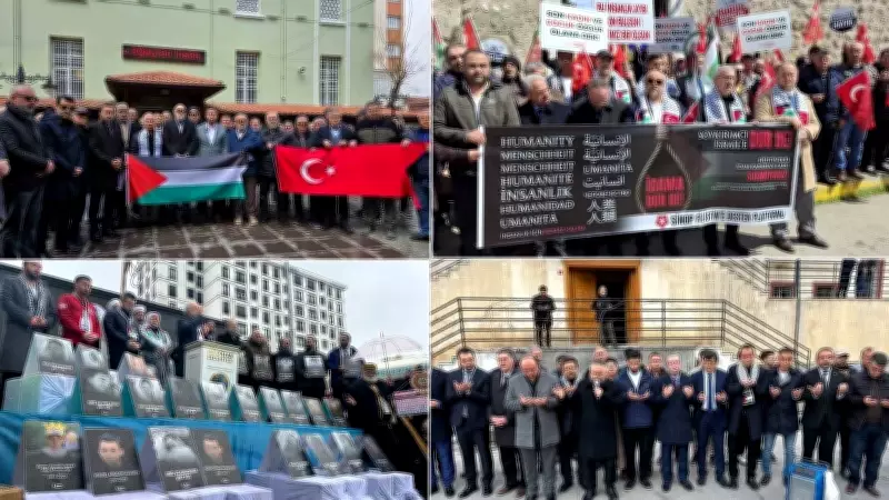 Türkiye Genelinde İsrail'in İdam Yasası ve Gazze Soykırımına Karşı Büyük Protesto
