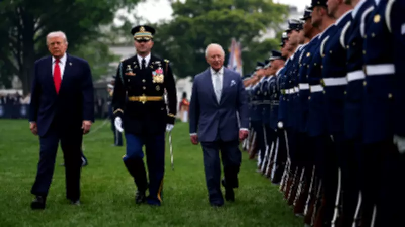 Trump, Kral Charles'ı Beyaz Saray'da resmi törenle karşıladı