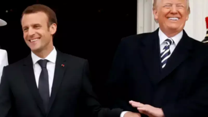 Trump'tan Macron'a Tartışma Yaratan Sözler: 'Eşinin Kötü Davrandığı Macron'