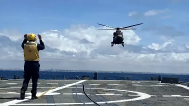 TSK'nın Hint Okyanusu'ndaki Kritik Eğitimi: Helikopterler Gemilere İndi