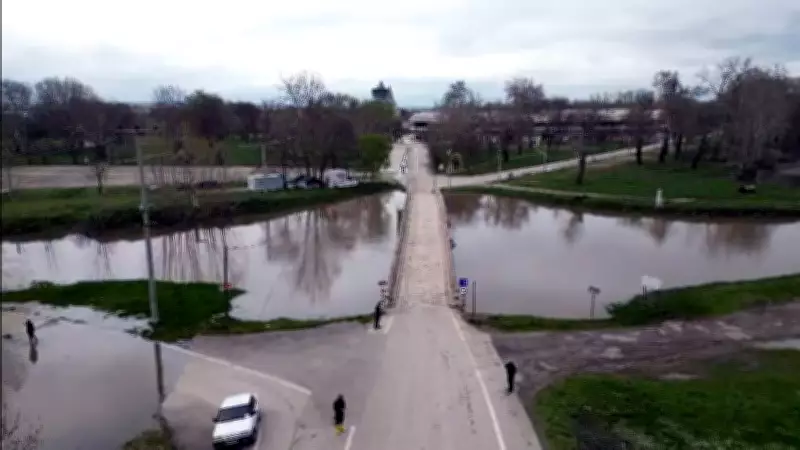 Tunca Nehri'nde Turuncu Alarm: Sarayiçi Taşkın Riski Altında