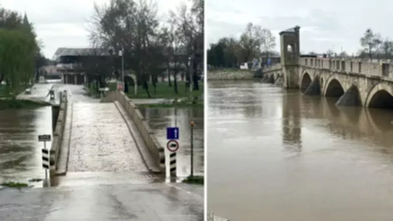 Tunca Nehri'nin Debisi Geriledi, Sarayiçi Adası'na Girişler Kapalı