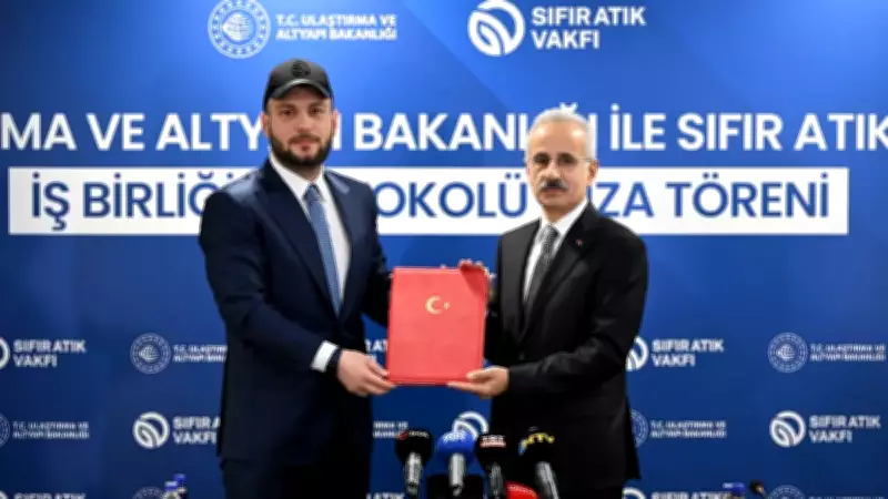 Ulaştırmada Sıfır Atık Vizyonu: Bakanlık ve Vakıf İş Birliği Protokolü İmzalandı