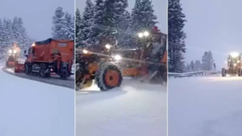 Uludağ'da 23 Nisan'da kar kalınlığı 100 santimetreye ulaştı