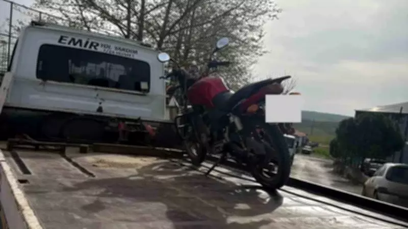 Uzunköprü'de Abartılı Egzozlu Motosiklete 24 Bin TL Ceza Kesildi
