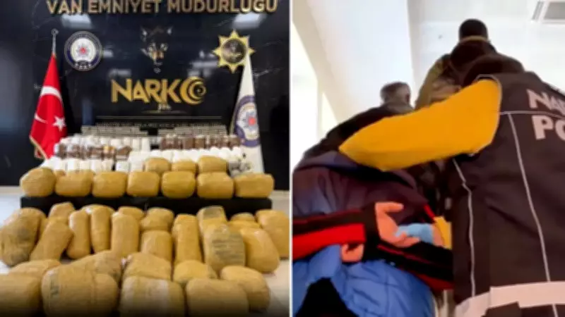 Van'da Büyük Uyuşturucu Operasyonu: 240 Kilo Madde Ele Geçirildi