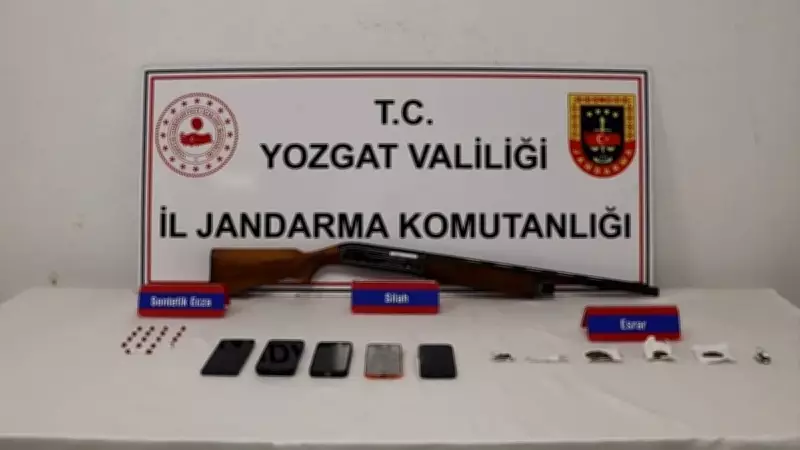 Yozgat ve Ankara'da Uyuşturucu Operasyonu: 5 Şüpheli Gözaltında