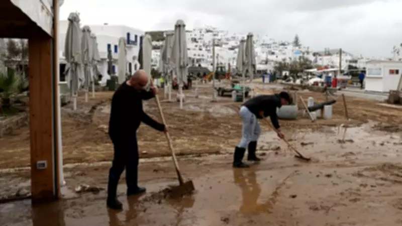 Yunanistan'da Fırtına Alarmı: Okullar Uzaktan Eğitime Geçti, Güvenlik Önlemleri Artırıldı