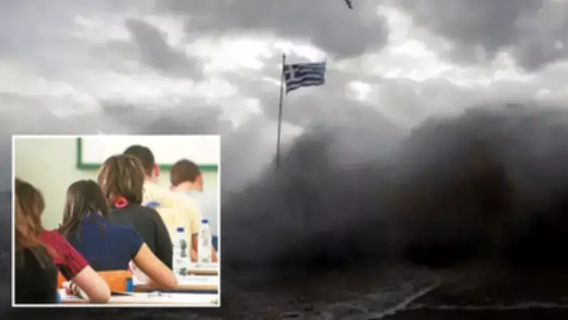 Yunanistan'da Fırtına Alarmı: Yarın Birçok Bölgede Okullar Uzaktan Eğitime Geçiyor