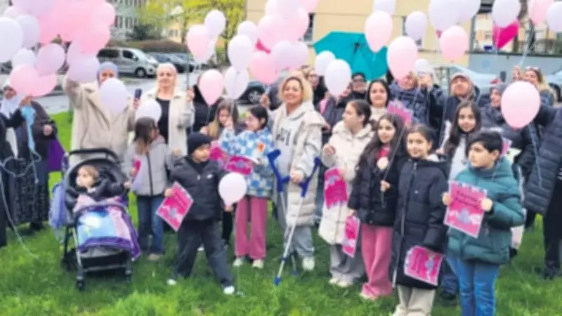 Zeynep'in Tedavisi İçin Balonlar Gökyüzüne Bırakıldı