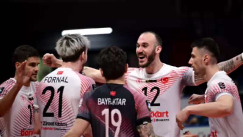 Ziraat Bankkart, Efeler Ligi Finalinde Galatasaray'ı 3-1 Yendi