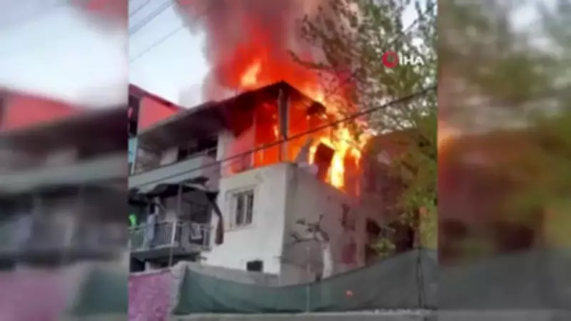 İzmir'de Suç Delillerini Gizlemek İçin Evi Yakan 10 Şüpheli Yakalandı