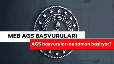 2026 MEB AGS başvuruları 8 Mayıs'ta başlıyor, sınav 12 Temmuz'da