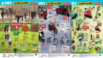9 Nisan A101 Aktüel Kataloğu Yayınlandı: Bahçe ve Ev Ürünlerinde Fırsatlar