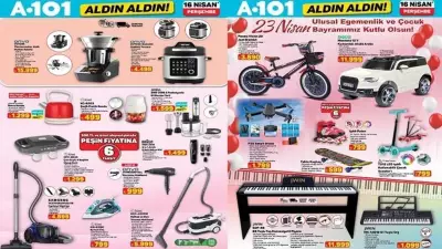 A101'den 16 Nisan Fırsatları: Akıllı Mutfak Robotu ve Drone Reyonlarda