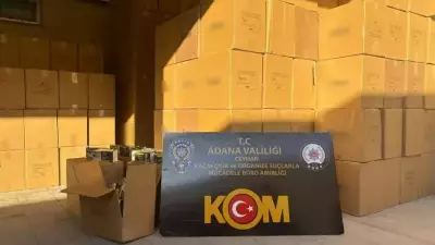 Adana'da Kaçak 2 Milyon 730 Bin Makaron Ele Geçirildi