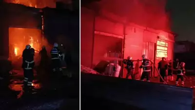 Şanlıurfa'da Hurdacı Dükkanında Çıkan Yangın İtfaiye Ekiplerince Kontrol Altına Alındı