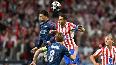 Atletico Madrid ile Arsenal yarı final ilk maçında 1-1 berabere kaldı