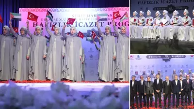 Başakşehir'de 75 Kız Öğrenci Hafızlık İcazetlerini Aldı, Törende Duygusal Anlar Yaşandı