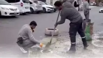 Batman'da Esnaf Çukurları Kendi İmkânlarıyla Kapatıyor