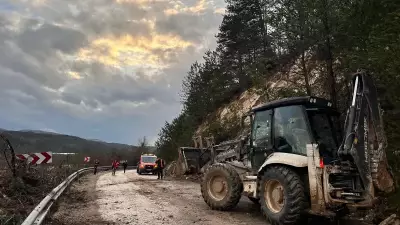 Bolu'da Şiddetli Sağanak Heyelanı Tetikledi, Evler Tehlike Altında