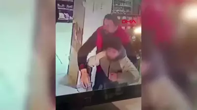 Bolu'da Öğrenciyi Boğulmaktan Kurtaran Marketçinin Heimlich Manevrası