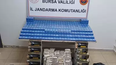 Bursa'da Jandarma Operasyonu: On Binlerce Kaçak Sigara ve Makaron Ele Geçirildi