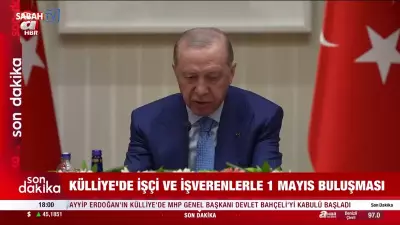 Cumhurbaşkanı Erdoğan 1 Mayıs Öncesi İşçileri Beştepe'de Kabul Etti