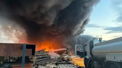 Edirne'de Kereste Fabrikasında Çıkan Yangın İtfaiye Ekiplerince Kontrol Altına Alındı