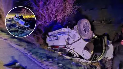 Elazığ'da Feci Trafik Kazası: Kontrolden Çıkan Araç Taklalar Attı, Yaralılar Var