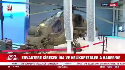 Emniyet Havacılık Dairesi'nin Yeni İHA ve Helikopterleri TUSAŞ Tesislerinde Görüntülendi