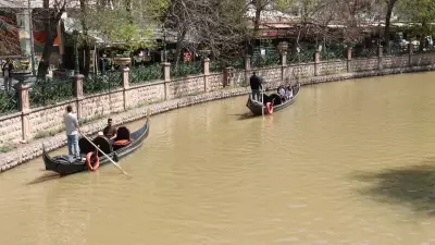 Eskişehir'de Porsuk Çayı Yoğun Yağışlarla Kahverengiye Döndü