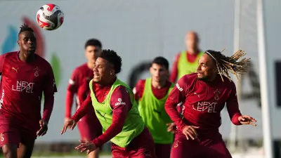 Galatasaray, Gençlerbirliği Maçı Hazırlıklarını Antrenmanla Sürdürdü