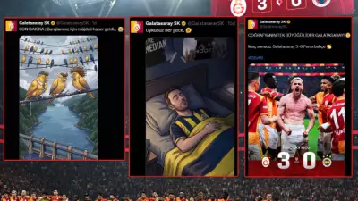 Galatasaray'dan Fenerbahçe'ye art arda göndermeler!