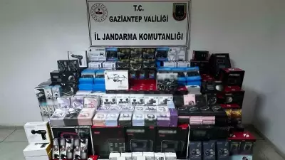 Gaziantep'te Kaçakçılık Operasyonu: 3 Milyon TL Değerinde Elektronik Eşya Ele Geçirildi