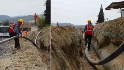 HATSU'dan Samandağ'da 7 mahalleye içme suyu müjdesi: Projede yüzde 88 tamamlandı