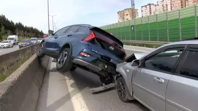 Kartal'da Zincirleme Kaza: 6 Araç Birbirine Girdi, Trafik Felç Oldu