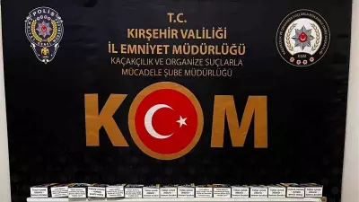 Kırşehir'de Kaçakçılık Operasyonu: 12 Bin Dal Makaron ve 4 Kilo Tütün Ele Geçirildi
