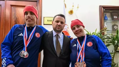 Madalyalı Otizmli Kayakçılar Adalet Bakanı Gürlek ile Buluştu