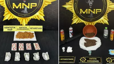Malatya'da Narkotik Operasyonu: 7 'Torbacı' Tutuklandı, Uyuşturucu Ele Geçirildi