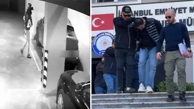 Ümraniye'de otomobilden 2 kg altın ve 60 bin Euro çalan 4 şüpheli tutuklandı