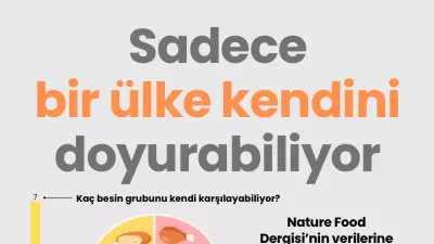 Nature Food Dergisi'ne Göre Dünyada Sadece Guyana Kendini Doyurabiliyor